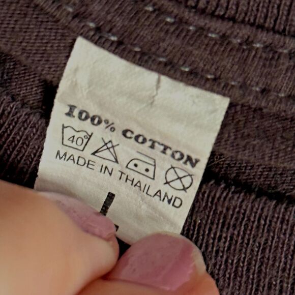 RARE Vtg ERIC CLAPTON Large Sepia Brown Portrait T Shirt Blues Concert Tour 90s - Picture 4 of 4